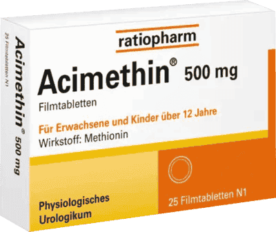 ACIMETHIN, urinary tract infections, methionine, urinary acidifiers - UKDorf 