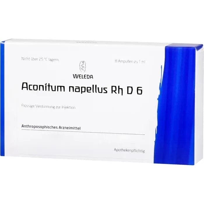 ACONITUM NAPELLUS ampoules, gastroenteritis, Anxiety, increased sensitivity to pain - UKDorf 