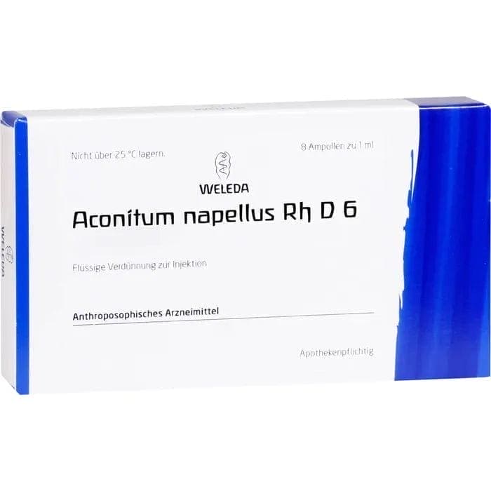 ACONITUM NAPELLUS ampoules, gastroenteritis, Anxiety, increased sensitivity to pain - UKDorf 