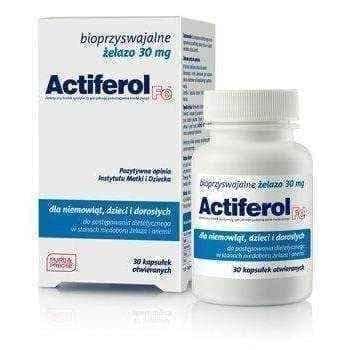 ACTIFEROL Fe 0,03g x 30 capsules UK