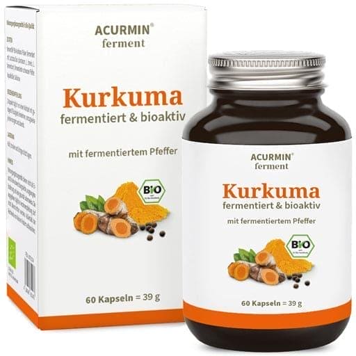 ACURMIN Ferment Turmeric Pepper Capsules - UKDorf 