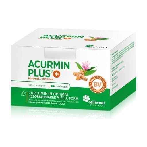 ACURMIN Plus turmeric soft capsules 180 pcs