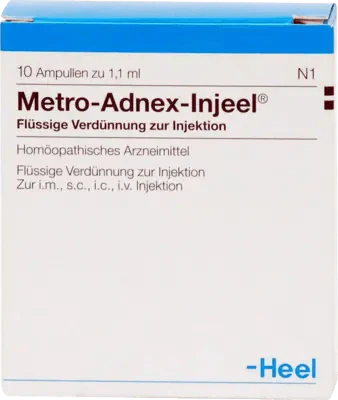 Adnexitis; parametritis, endometritis; vaginitis;, intermenstrual pain, METRO Adnex Injeel ampoules - UKDorf 