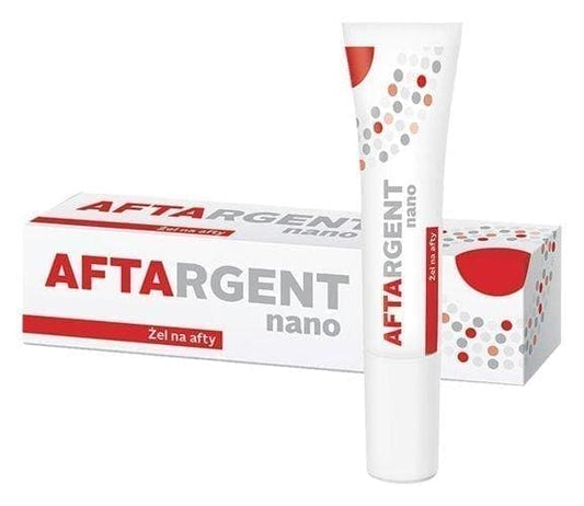 Aftargent Nano Gel 15ml, oral mucosa, nanokoloid silver UK