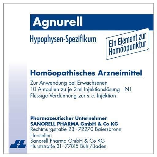 AGNURELL Potency Accord ampoules 10X2 ml Vitex agnus-castus UK