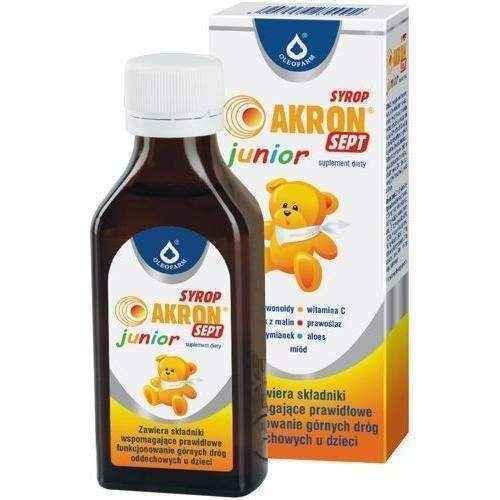 AKRON SEPT JUNIOR syrup 100ml For children over 3 years, immune system defense UK