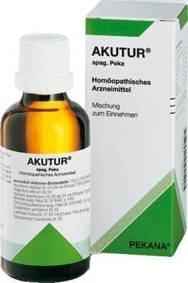 AKUTUR Drops 100 ml Populus tremula, Zingiber officinale UK