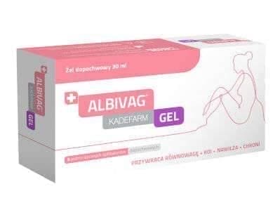 Albivag Gel vaginal gel 30ml x 5 hyaluronic acid, boric acid applicators UK