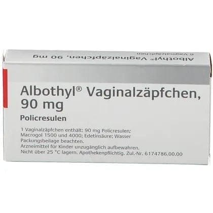 ALBOTHYL vaginal suppositories, infected vagina, yeast infection vagina treatment - UKDorf 