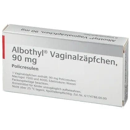 ALBOTHYL vaginal suppositories, infected vagina, yeast infection vagina treatment - UKDorf 