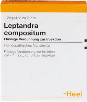 Alcoholism, Anorexia, liver cirrhosis, pancreatitis, LEPTANDRA COMPOSITUM ampoules - UKDorf 