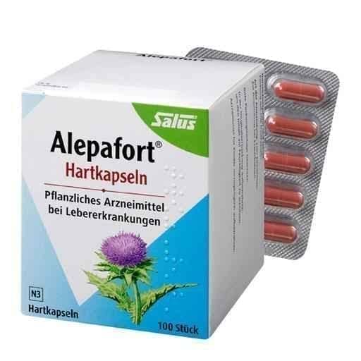 ALEPAFORT milk thistle hard capsules 100 pc UK