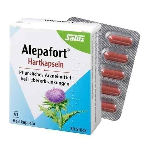 ALEPAFORT milk thistle hard capsules 30 pc UK