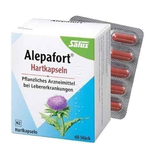 ALEPAFORT milk thistle hard capsules 60 pc UK