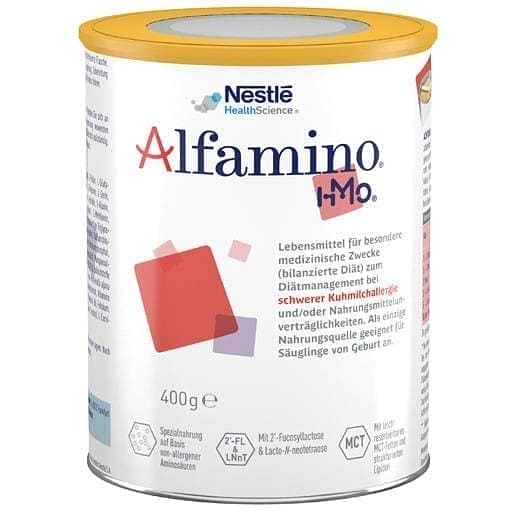 ALFAMINO, cow's milk allergy without diarrhea, food allergies, intolerance UK