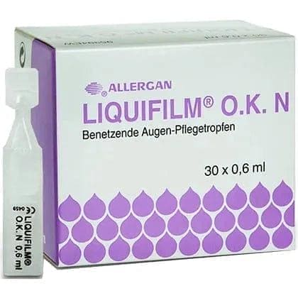 Allergan LIQUIFILM OK N povidone eye drops UK