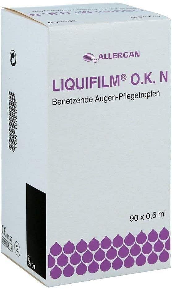 Allergan LIQUIFILM OK N povidone eye drops UK