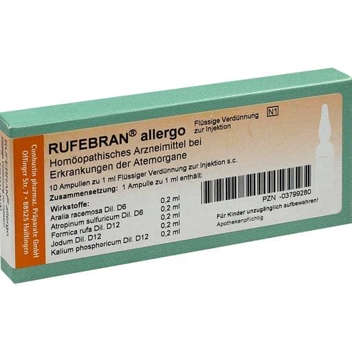 Allergies, allergy, hay fever, RUFEBRAN allergo ampoules - UKDorf 