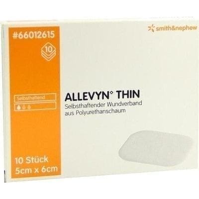 ALLEVYN Thin 5x6 cm, Smith and Nephew, thin dressing UK