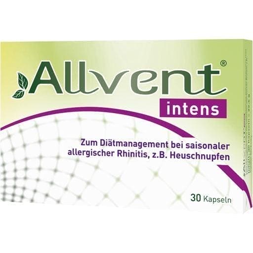 ALLVENT intens, allergic rhinitis, hay fever UK