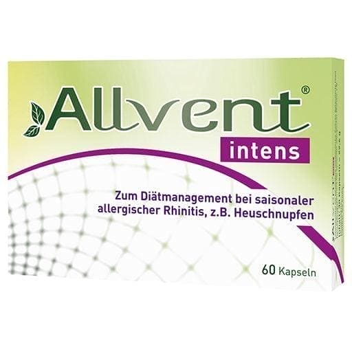 ALLVENT intens, allergic rhinitis, hay fever UK