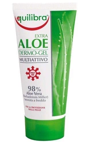 Aloe vera gel, EQUILIBRA Aloe dermo-gel Extra Multi-Active - UKDorf 