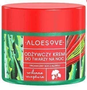 ALOESOVE Nourishing night face cream 50ml UK