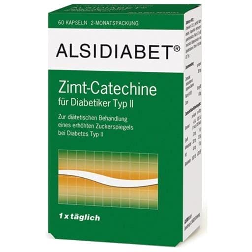 ALSIDIABET, cinnamon, catechins, type ii diabetes treatment capsules - UKDorf 