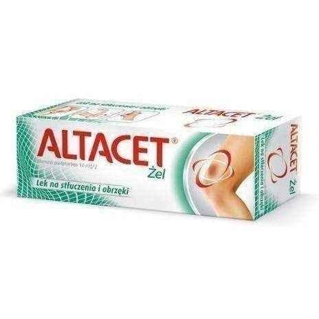 ALTACET gel 75g, knee injuries, shoulder injuries UK