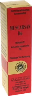 Amanita muscaria, anxiolytic, stimulants, analgesic, anti inflammatory, MUSCARSAN D 6 drops - UKDorf 