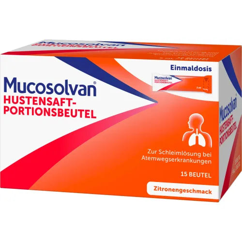 ambroxol hydrochloride MUCOSOLVAN Cough Syrup Portion Sachets 30 mg-5 ml 15 x 5 ml - 2