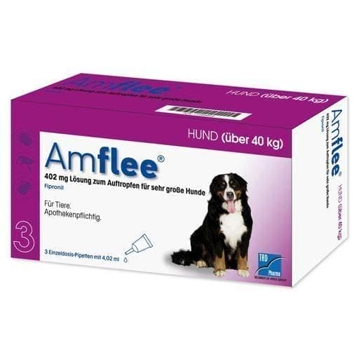 AMFLEE 402 mg spot-on solution for very large dogs 40-60kg UK