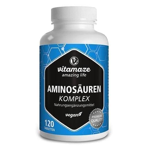 AMINO ACIDS COMPLEX vegan tablets, 10,000 mg of pure amino acids - UKDorf 