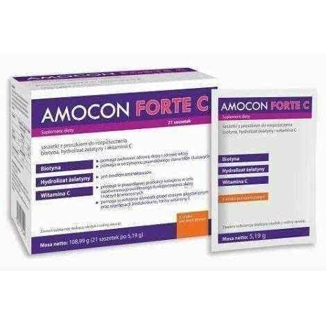 Amocon Forte C, hydrolyzed gelatin, vitamin C and biotin UK