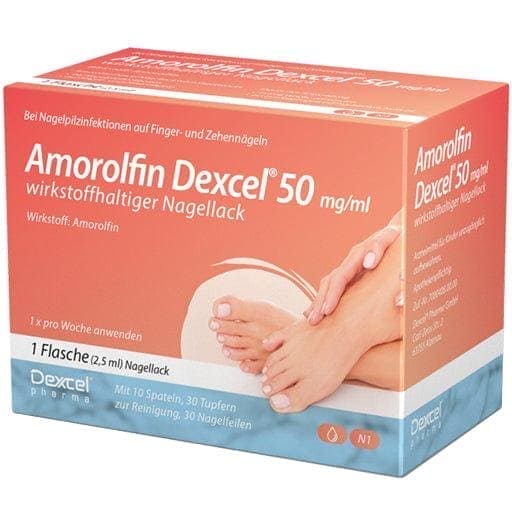 AMOROLFIN Dexcel 50 mg,ml active ingredient nail polish - UKDorf 