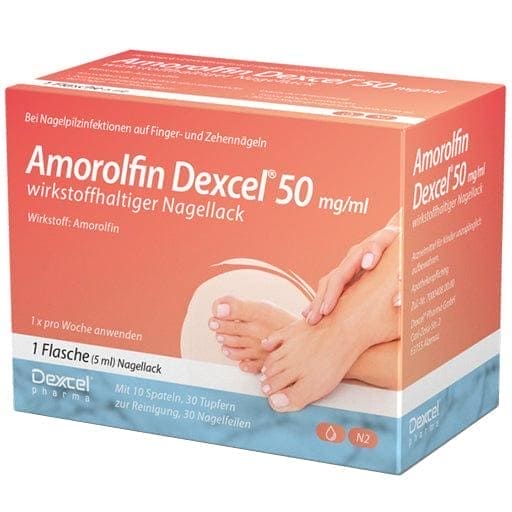 AMOROLFIN Dexcel 50 mg,ml active ingredient nail polish - UKDorf 