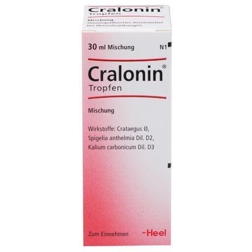 Angina pectoris, CRALONINE drops - UKDorf 