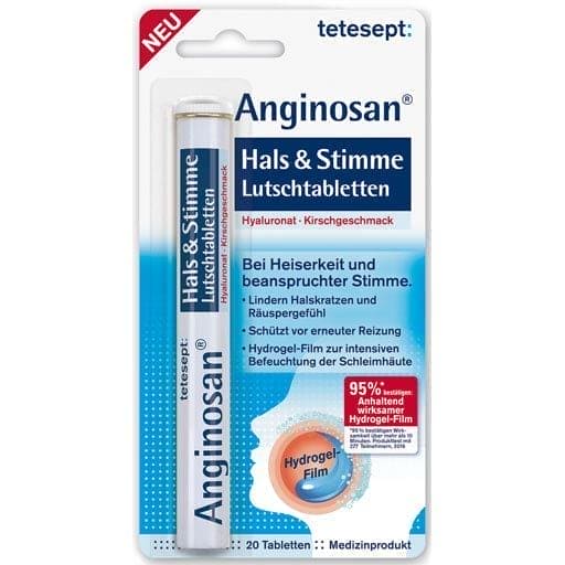 Anginosan throat & dry cough, Voice lozenges - UKDorf 