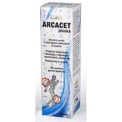 Ankle swelling ARCACET foam 100ml UK