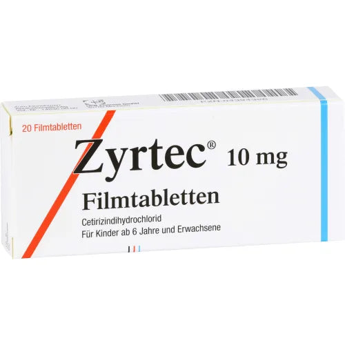 anti-allergy medication, allergic rhinitis ZYRTEC film-coated tablets