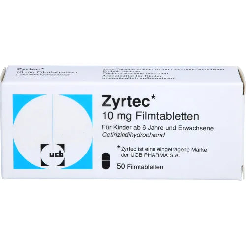 anti-allergy medication, allergic rhinitis ZYRTEC film-coated tablets