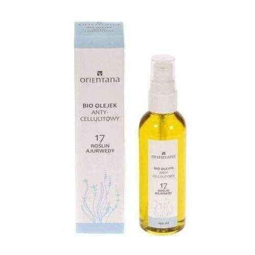 Anti cellulite oil | ORIENTANA Bio Anti-Cellulite Oil 17 Ayurvedic plants 100ml UK