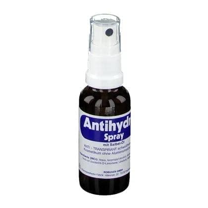 Anti transpirant, sage oil, methenamine spray UK