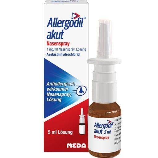 Antiallergic, antihistamine, hay fever, ALLERGODIL acute nasal spray - UKDorf 