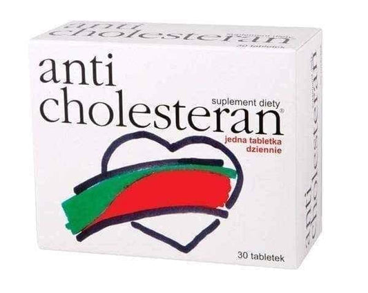 ANTICHOLESTERAN x 30 tablets, cholesterol levels UK