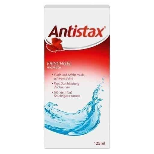 ANTISTAX fresh gel 125 ml, tired legs, heavy legs, aching legs UK