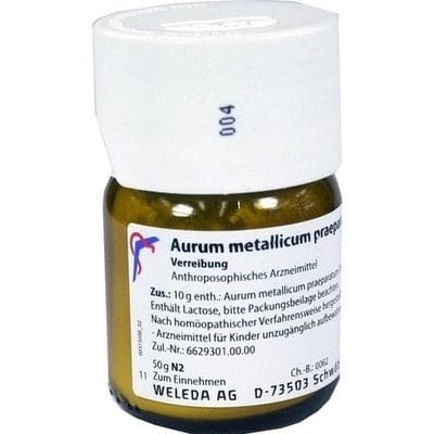 Anxiety and depression, Sedation & Sleep, AURUM METALLICUM D 6 Trituration - UKDorf 