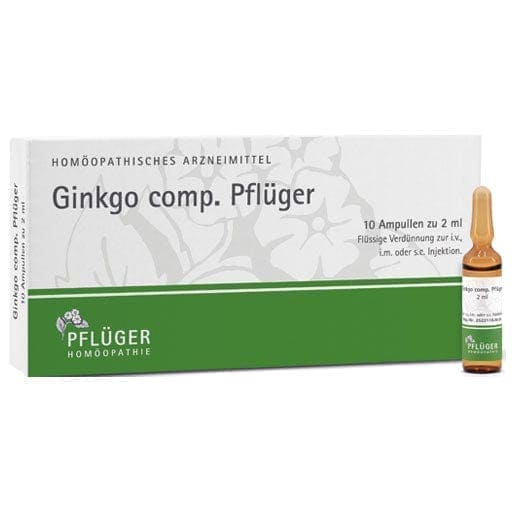 Anxiety, depression, dementia, Alzheimer's disease, GINKGO COMP.Pfluger ampoules - UKDorf 