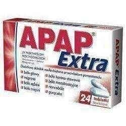 APAP Extra tablets x 24, apap extra UK