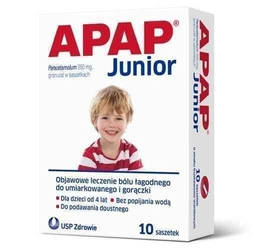 APAP Junior, for children over 4 years of age UK